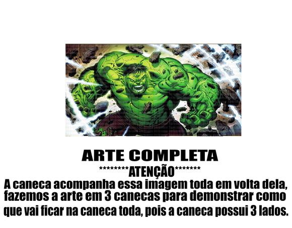 Caneca Polímero Hulk Personalizada
