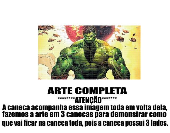 Caneca Polímero Hulk Personalizada