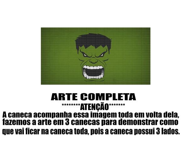 Caneca Polímero Hulk Personalizada