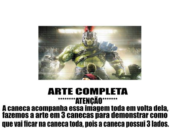 Caneca Polímero Hulk Personalizada
