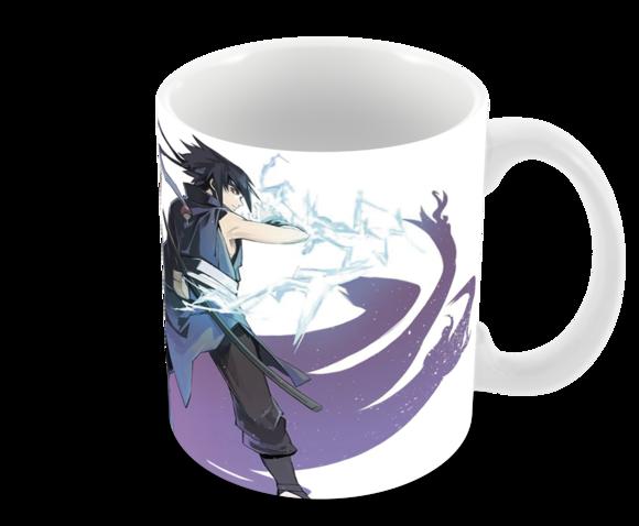 Caneca Polímero Itachi e Sasuke Personalizada