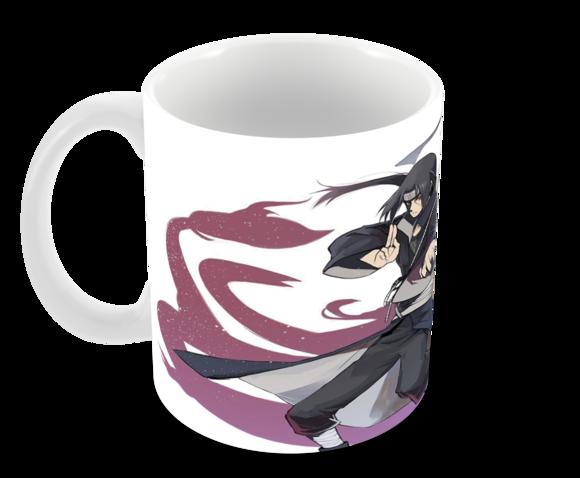 Caneca Polímero Itachi e Sasuke Personalizada