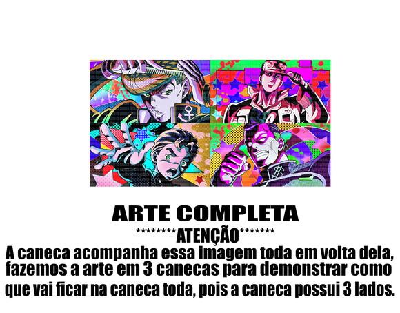 Caneca Polímero Jojo's Bizarre Adventure Personalizada