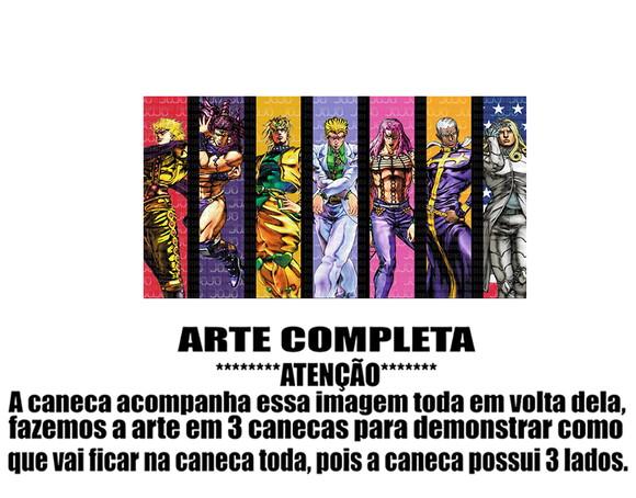 Caneca Polímero Jojo's Bizarre Adventure Personalizada