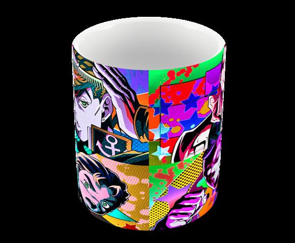 Caneca Polímero Jojo's Bizarre Adventure Personalizada