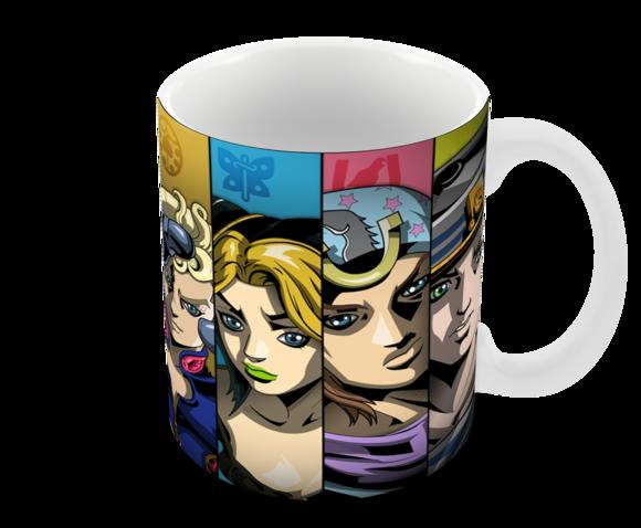 Caneca Polímero Jojo's Bizarre Adventure Personalizada