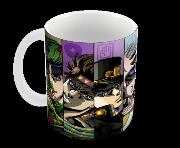 Caneca Polímero Jojo's Bizarre Adventure Personalizada