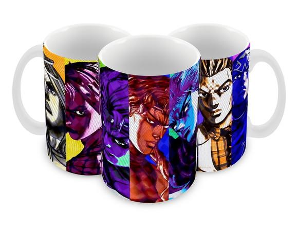 Caneca Polímero Jojo's Bizarre Adventure Personalizada