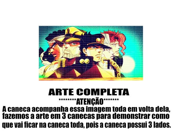 Caneca Polímero Jojo's Bizarre Adventure Personalizada