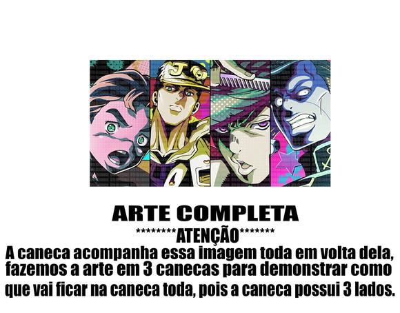 Caneca Polímero Jojo's Bizarre Adventure Personalizada