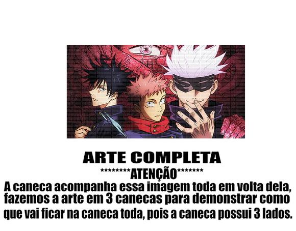 Caneca Polímero Jujutsu Kaisen Personalizada