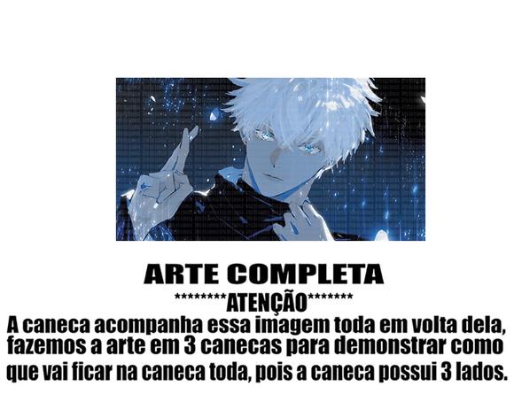 Caneca Polímero Jujutsu Kaisen Personalizada