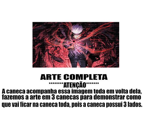 Caneca Polímero Jujutsu Kaisen Personalizada