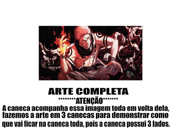 Caneca Polímero Jujutsu Kaisen Personalizada