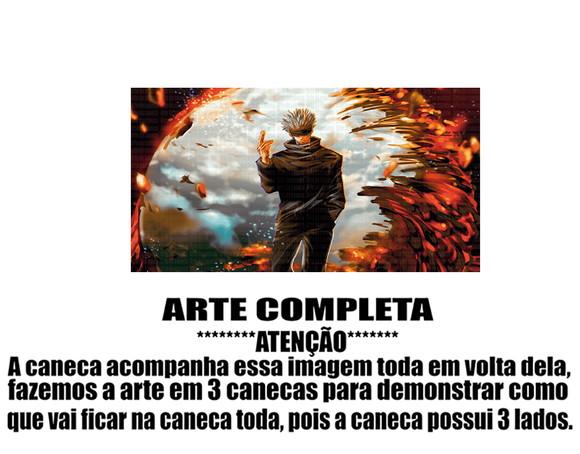 Caneca Polímero Jujutsu Kaisen Personalizada
