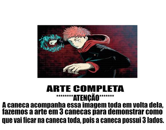 Caneca Polímero Jujutsu Kaisen Personalizada
