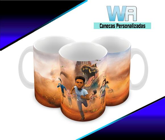 Caneca Polímero Jurassic World Acampamento Jurássico
