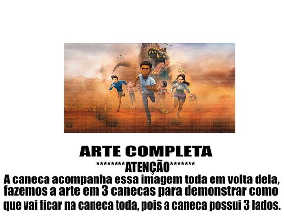 Caneca Polímero Jurassic World Acampamento Jurássico