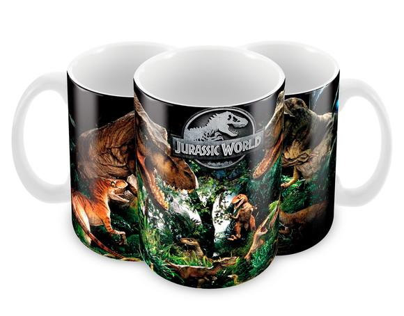 Caneca Polímero Jurassic World Personalizada
