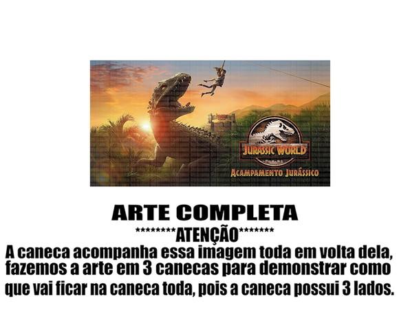 Caneca Polímero Jurassic World Acampamento Jurássico