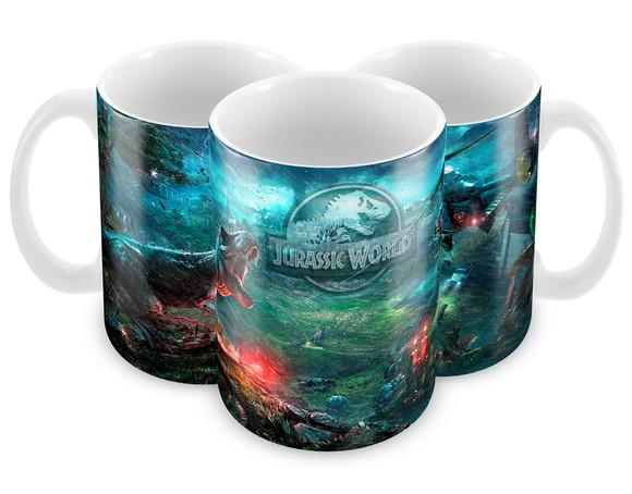 Caneca Polímero Jurassic World Personalizada