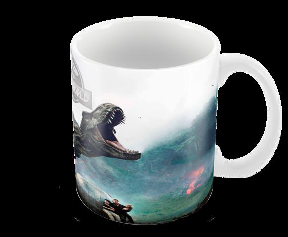 Caneca Polímero Jurassic World Personalizada