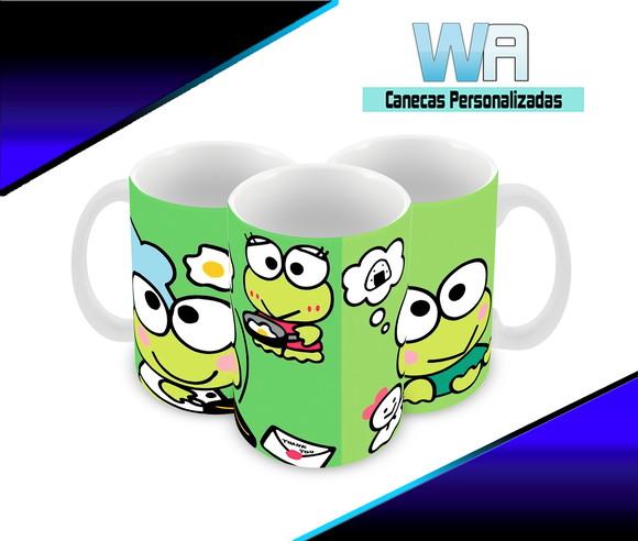 Caneca Polímero Keroppi Personalizada