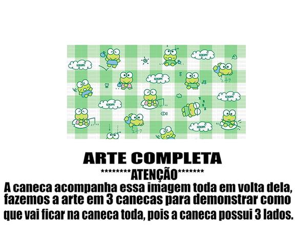 Caneca Polímero Keroppi Personalizada