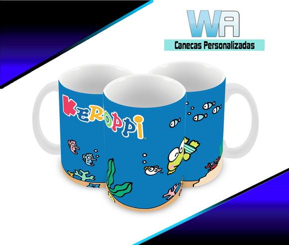 Caneca Polímero Keroppi Personalizada