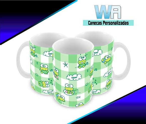 Caneca Polímero Keroppi Personalizada