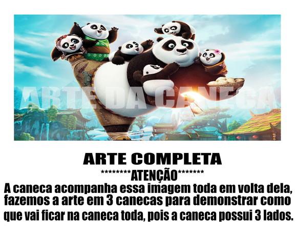 Caneca Polímero Kung Fu Panda Personalizada