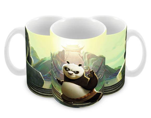 Caneca Polímero Kung Fu Panda Personalizada