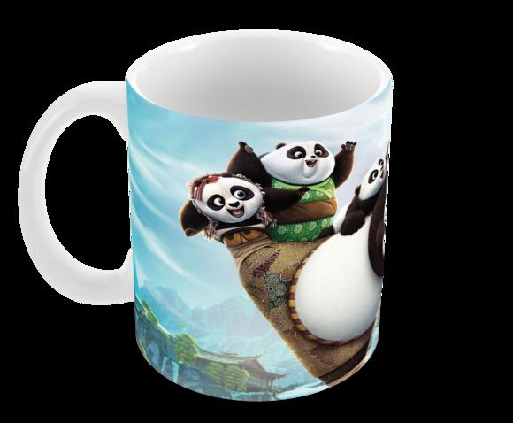 Caneca Polímero Kung Fu Panda Personalizada