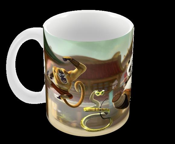 Caneca Polímero Kung Fu Panda Personalizada