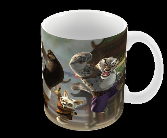 Caneca Polímero Kung Fu Panda Personalizada