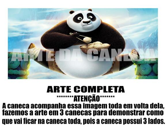 Caneca Polímero Kung Fu Panda Personalizada