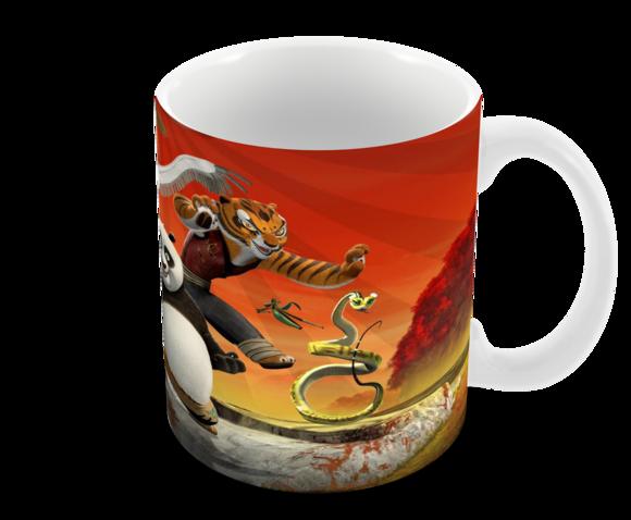 Caneca Polímero Kung Fu Panda Personalizada