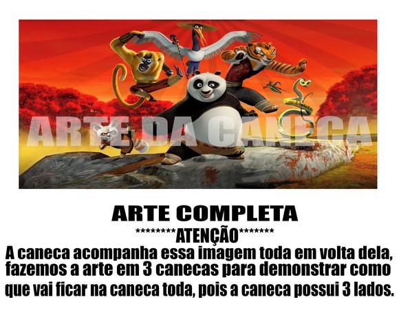 Caneca Polímero Kung Fu Panda Personalizada