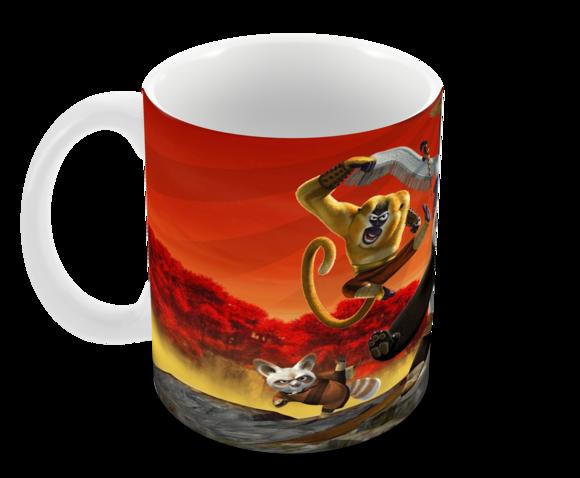 Caneca Polímero Kung Fu Panda Personalizada