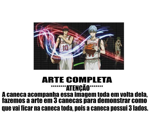 Caneca Polímero Kuroko no Basket Personalizada