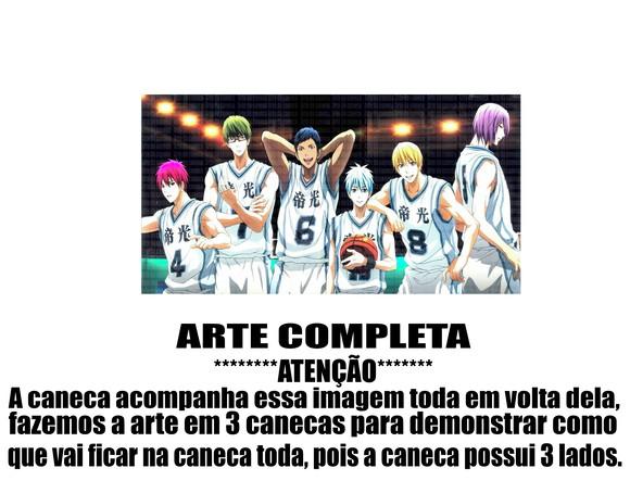 Caneca Polímero Kuroko no Basket Personalizada