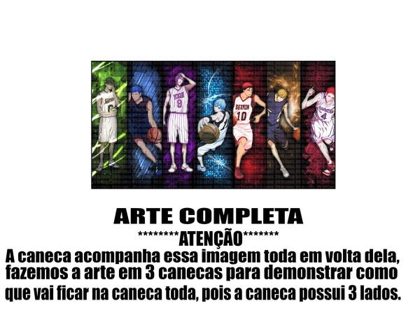 Caneca Polímero Kuroko no Basket Personalizada