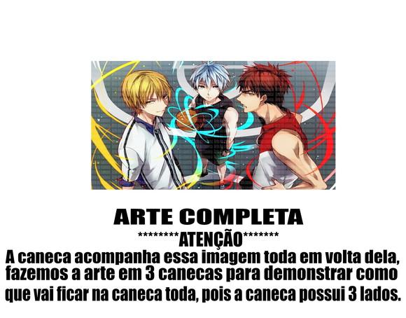 Caneca Polímero Kuroko no Basket Personalizada