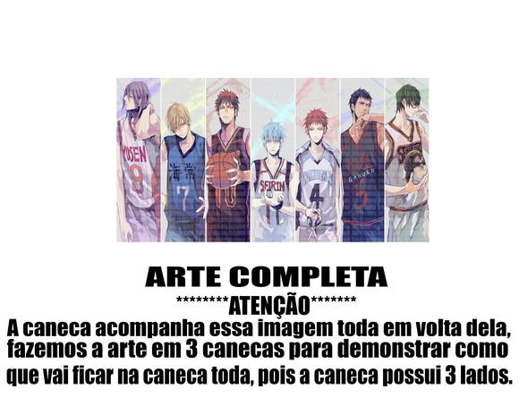 Caneca Polímero Kuroko no Basket Personalizada