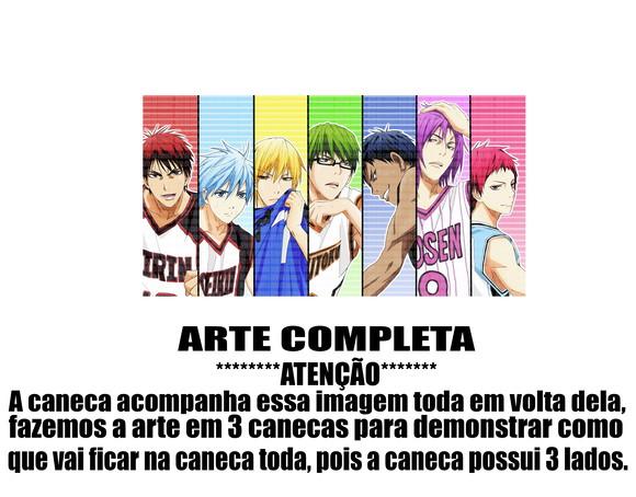 Caneca Polímero Kuroko no Basket Personalizada