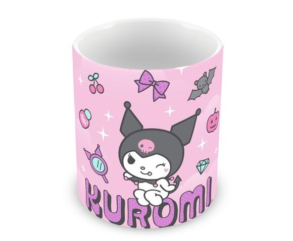 Caneca Polímero Kuromi Personalizada