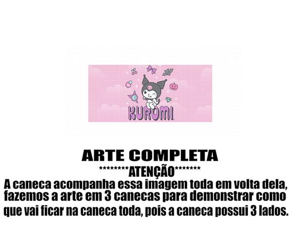 Caneca Polímero Kuromi Personalizada