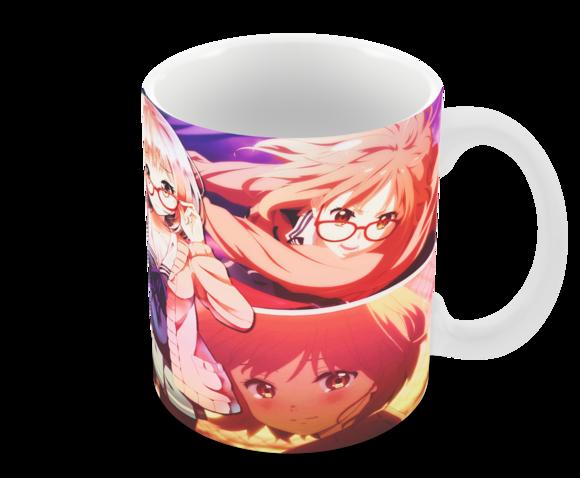 Caneca Polímero Kyoukai no Kanata Personalizada