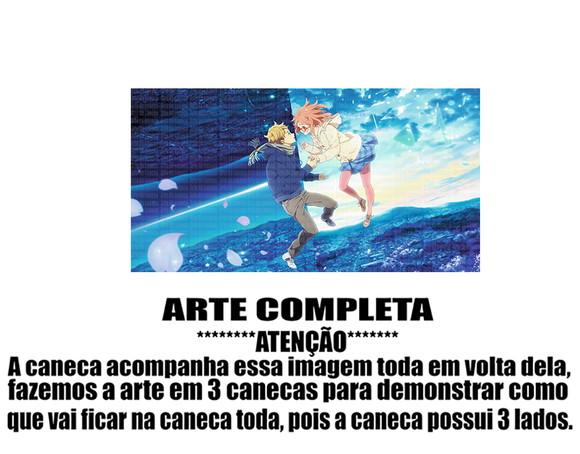 Caneca Polímero Kyoukai no Kanata Personalizada
