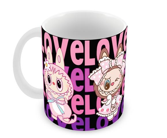 Caneca Polímero Labubu Personalizada